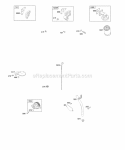 Lubrication Diagram and Parts List for 295447-0142-E1  Briggs and Stratton Engine
